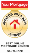 Your Mortgage Awards 2023-2024 winner for best online mortgage lender