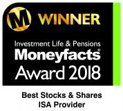Investment Life & Pensions Moneyfacts Award 2018