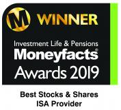 Investment Life & Pensions Moneyfacts Award 2019