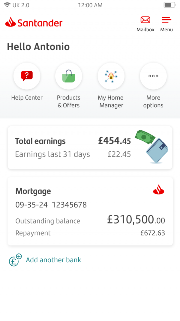 Manage Your Mortgages In Oneapp Santander Uk 7919