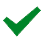 Green tick icon.